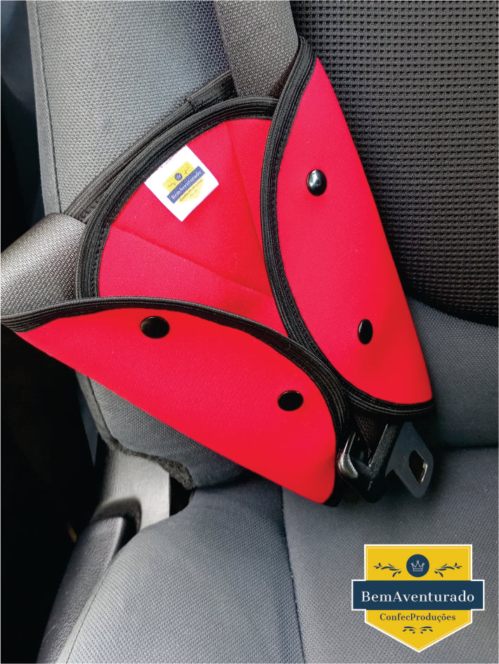 ComfortBelt: Ajuste para Cinto de Segurança - Vermelho